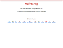 Tablet Screenshot of melinterest.com